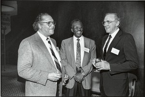 John Hendricks, Alcorn State University; Burnett Joiner, Grambling State University; and dean William Gardner