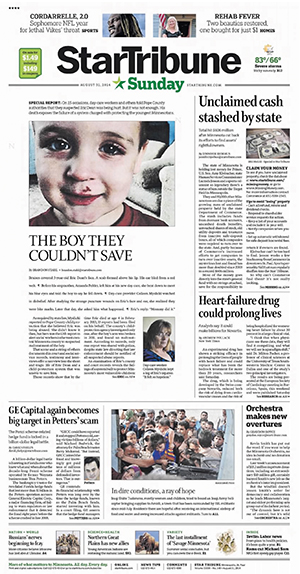 News in 2014 of a four-year-old's death in Pope County was followed by a sharp rise in reports of maltreatment and appointment of a state task force on child protection.