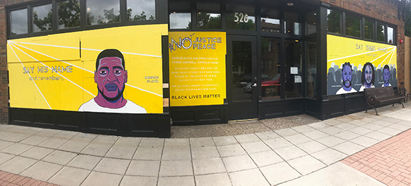 Black Lives Matter murals and artwork