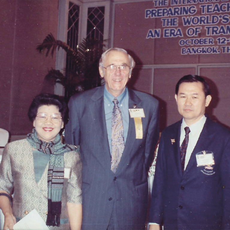 Gardner at a 1992 event in Thailand. 