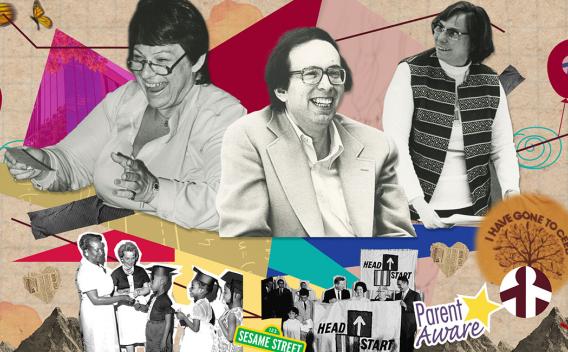 CEED Banner includes Erna Fishhaut, Richard Weinberg, and Shirley G. Moore.