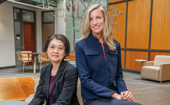 Ayumi Stockman and Professor Kendall King