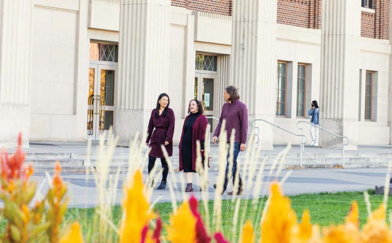 Tricia Wilkinson, Minerva Muñoz, and Anthony Albecker