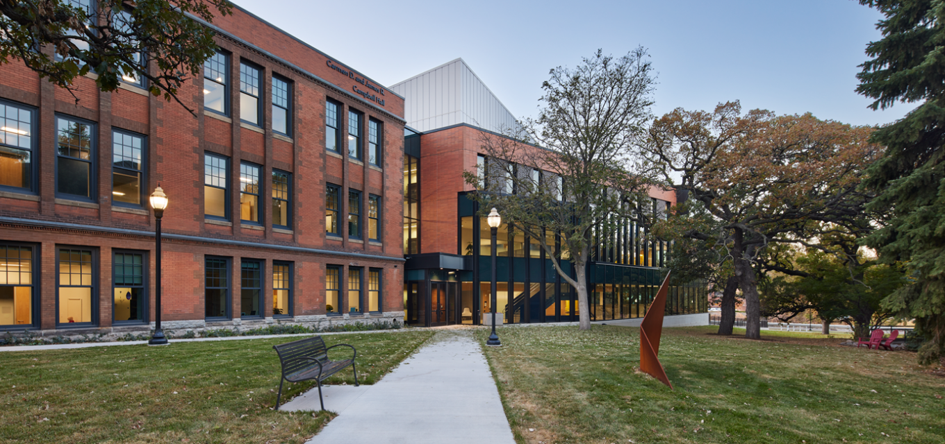 The Carmen D. and James R. Campbell Hall is the new home of the Institute of Child Development 