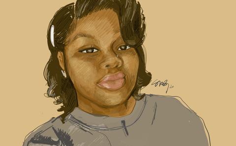 painting of Breonna Taylor by Stephanie Morrison Gandy